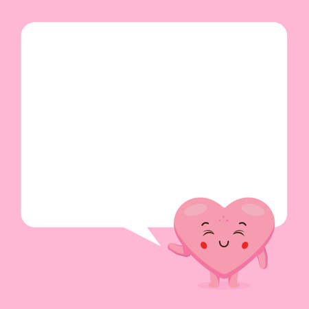 Cute Love with Speech Bubbles for your Project and Othersのイラスト素材