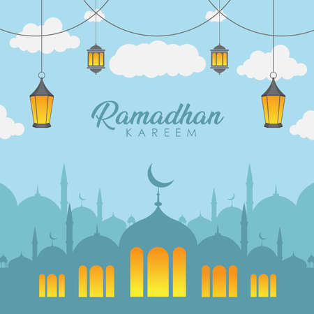 Stock Vector Ramadhan Kareem Background for your Project and Othersのイラスト素材