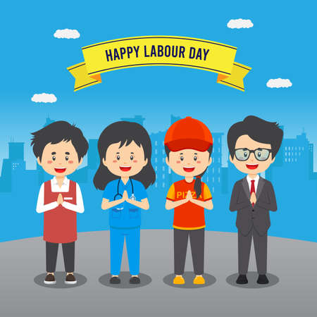 Stock Vector of Labour Day for your Project and Othersのイラスト素材