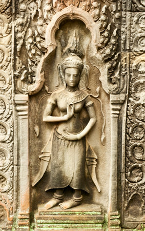 Ancient Buddha face, Ayutthaya, Thailand