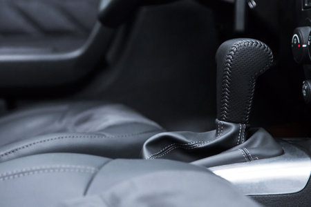 modern car interior. High quality photo
