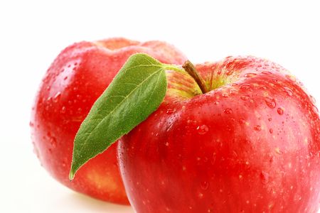 Red applesの写真素材
