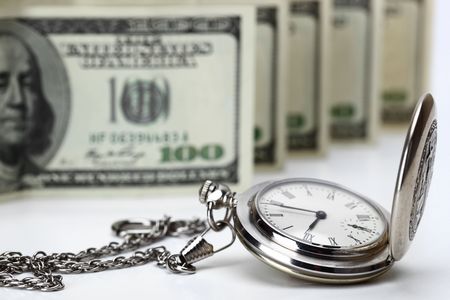 Time is moneyの写真素材