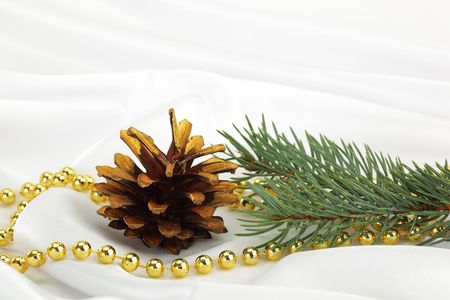 Christmas pictures on a light backgroundの写真素材