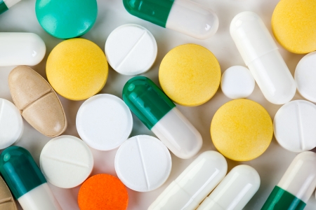 medical pillsの写真素材