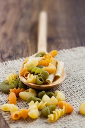 The composition of the pasta の写真素材