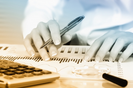 Business accountingの写真素材