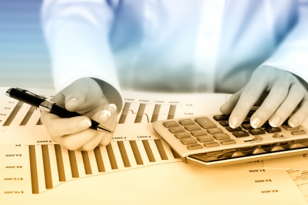 Business accountingの写真素材