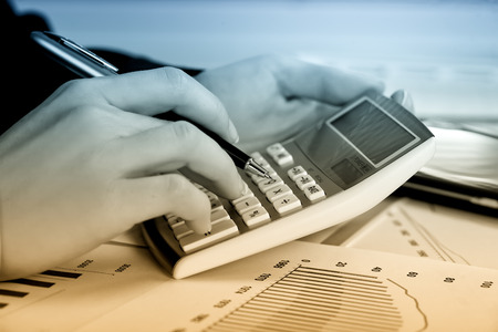 Business accountingの写真素材