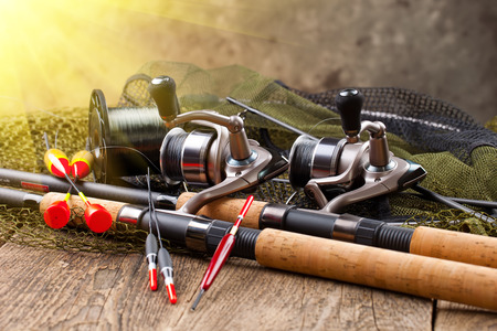 fishing tacklesの写真素材