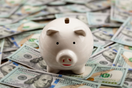 Business Objects office expanded in composition on a tableの写真素材