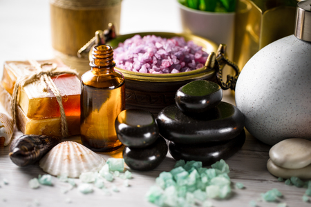Spa massage itemsの写真素材
