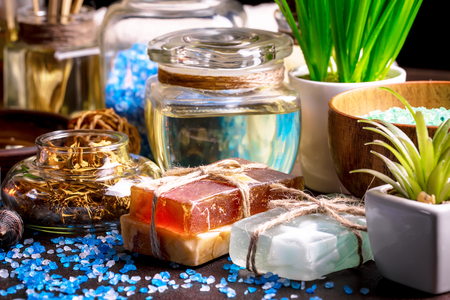 Spa massage itemsの写真素材
