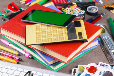 Back to school. Items