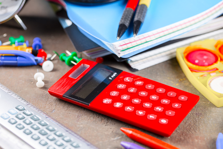 Back to school. Itemsの写真素材