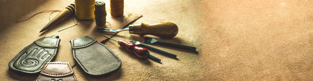 Tools for crafting animal skin.