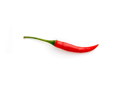 chilli on white background, isolated