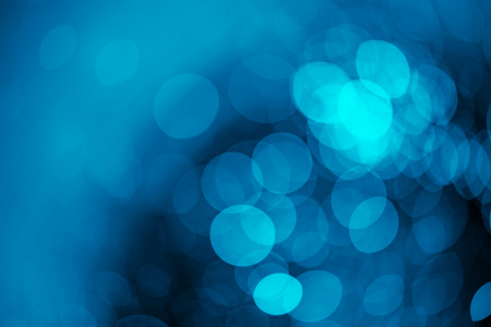 Blue bokeh backgroundの写真素材
