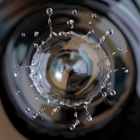 Splash Of The Water の写真素材