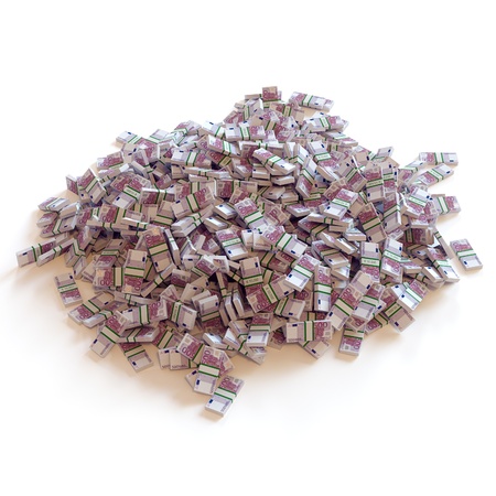 Heap Of Euro Banknotes  The Best Conceptual Business Picture の写真素材