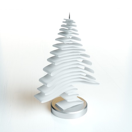 Great Idea For Postcard Design - Conceptual New Year Tree 2015の写真素材