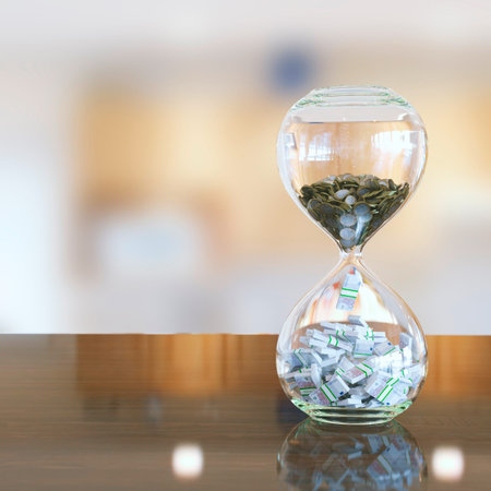 time is money interior version with bokeh