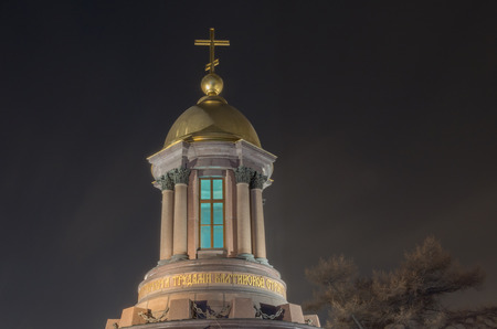 Trinity Chapel (in honor of the 300th anniversary of St. Petersburg) was built in 2002-2003 to commemorate the destroyed Old Trinity Cathedralの写真素材