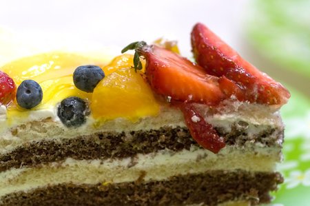 Biscuit cream cake