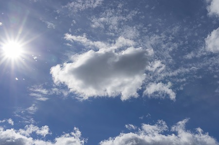 Sky with cloudsの写真素材