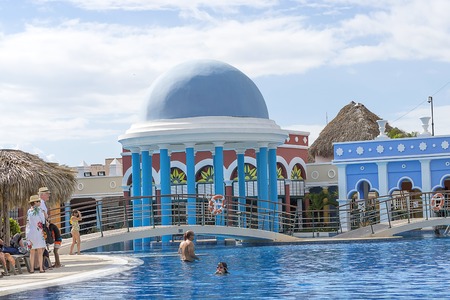 Rest on the cube in the hotelのeditorial素材