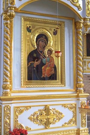 ST.PETERSBURG, RUSSIA - MARCH 08, 2018: An Orthodox iconのeditorial素材
