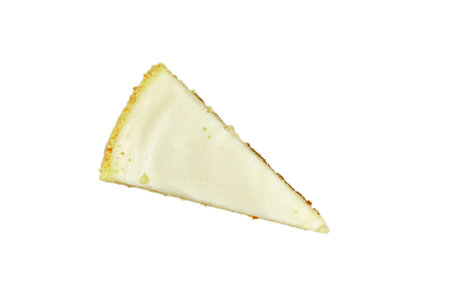 A piece of cheesecake.Fresh pastries. Closeup on a light background. Delicious and healthy range of...