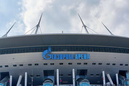 Zenit Stadium during the Euro 2020 Championship in St. Petersburgのeditorial素材