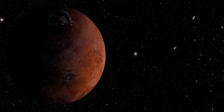 The Mars shot from space showing all they beauty. Extremely detailed image
