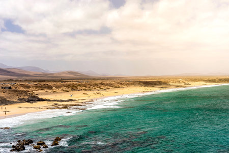 el cotillo beach in fuerteventura island