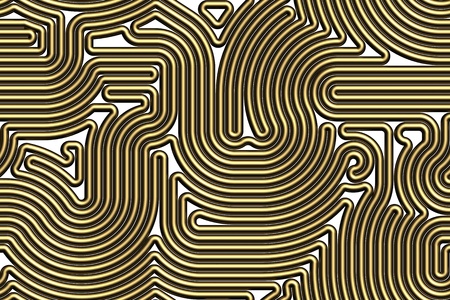 CGI Gold strip tiled pattern (perfect tiled vertical and horizontal)の写真素材