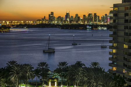 Miami Sunsetの写真素材