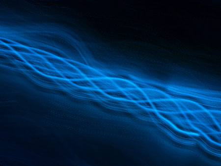 Wavy energy flow, laser beam, blaster ray