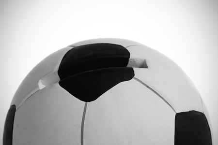 football money box closeup. isolated on white backgroundの写真素材