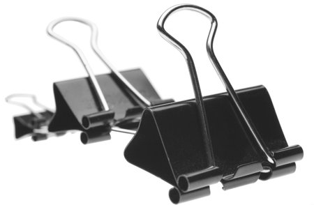 Three paper clip composition. 
