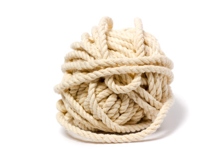 twine and coil of linen rope