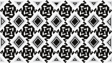 Picture of a black and white color, triangle pattern, background wallpaper.