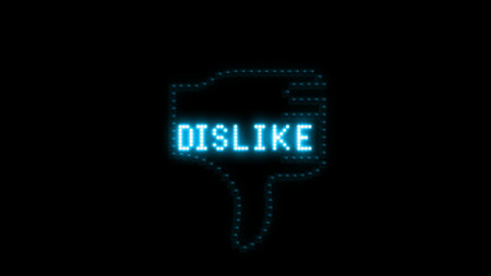 Text sign bulbs LED pixels, light flashing, blinking lights advertising banner. Light Text Logo. Digital Display.の写真素材