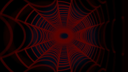 Abstract Hi Tech geometric futuristic modern tunnel background motion graphic for different projects.の写真素材