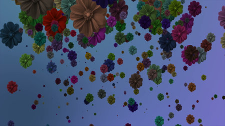 Abstract Creative of flowers backdrop backgroundの写真素材