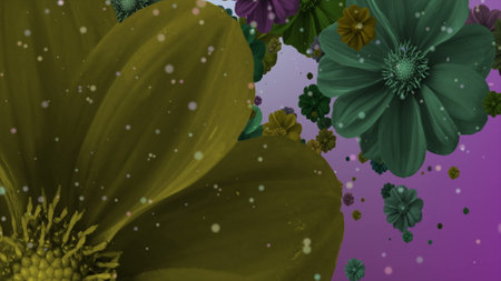 Abstract Creative of flowers backdrop background for your romace, love, valentines day projects.の写真素材