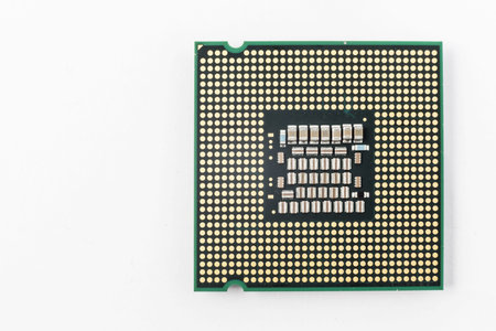 Computer processor cpu closeup
