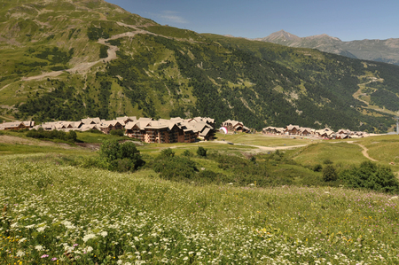 Alps, region of France, Italy, Switzerland The Alps are the highest and most extensive mountain range system that lies entirely in Europeの写真素材