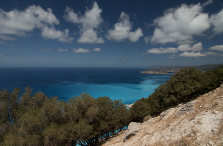 Kefalonia, Greece. Kefalonia or Cephalonia is the largest of the Ionian Islands in western Greece.の写真素材