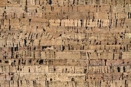 close up image of natural cork texture.の写真素材